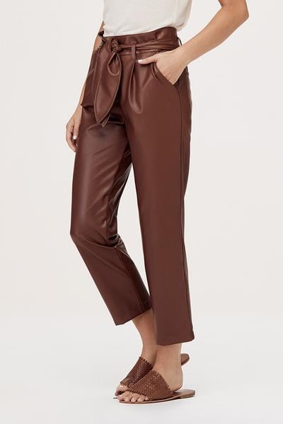 David Lerner Lexi Belted Paperbag Waist Trouser