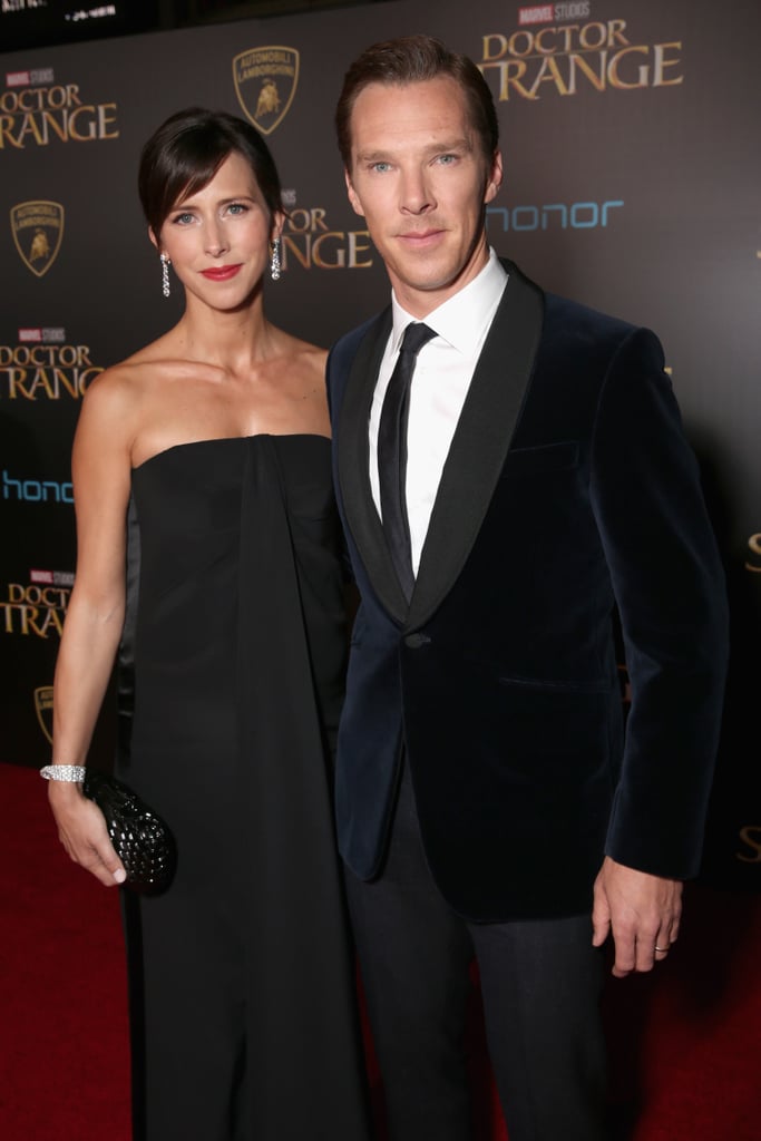 Benedict Cumberbatch Sophie Hunter on Red Carpet Oct. 2016