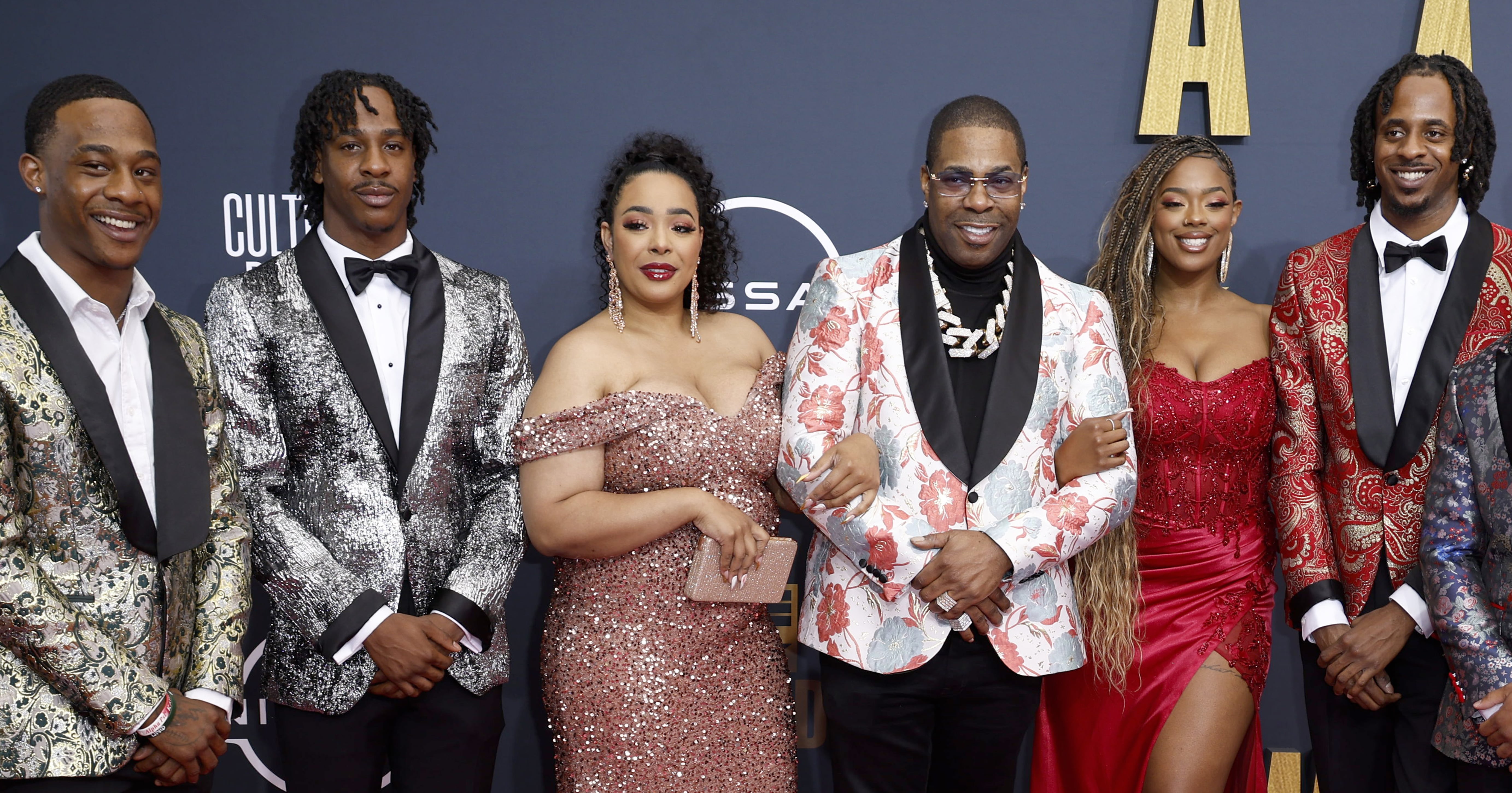 Busta Rhymes and His Kids Walk the BET Awards Red Carpet POPSUGAR