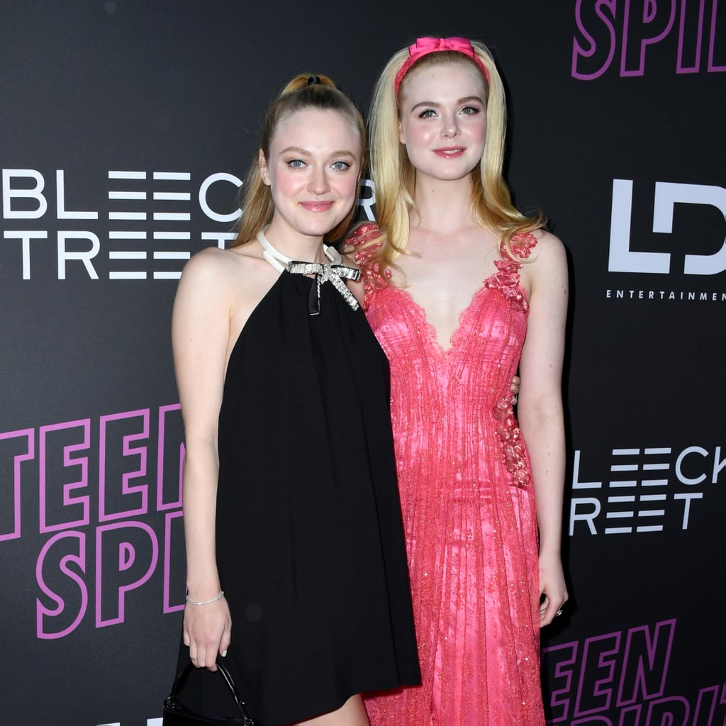 Dakota and Elle Fanning at Teen Spirit Premiere April 2019