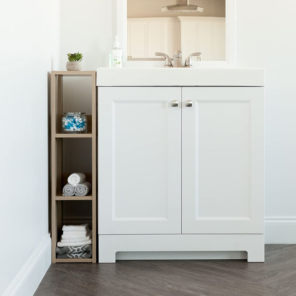 Best Home Organizer For Awkward Corners: Iris USA OWR-200N 3-Shelf Slim Open Wood Shelving Unit