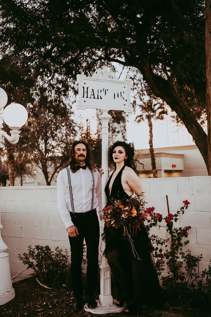 Halloween Wedding Inspired by Tim Burton's Beetlejuice