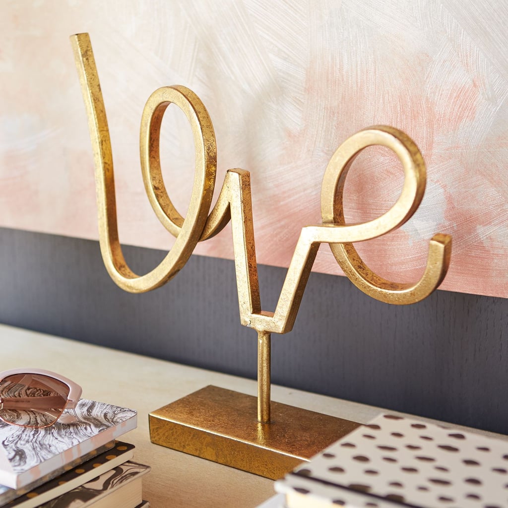 Golden Love Sculpture