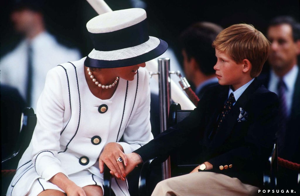 Princess Diana and Prince Harry Holding Hands Pictures