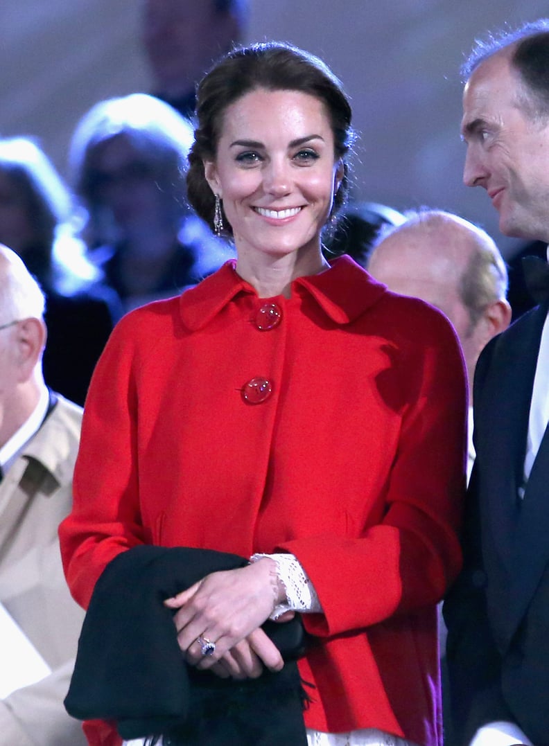 Kate Wore Her Red Zara Coat on the Final Night of the Queen's 90th Birthday Celebrations at Windsor