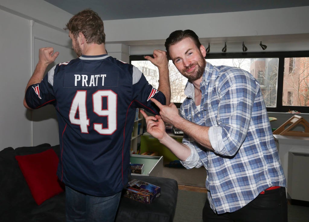 Chris Pratt and Chris Evans at a Nonprofit