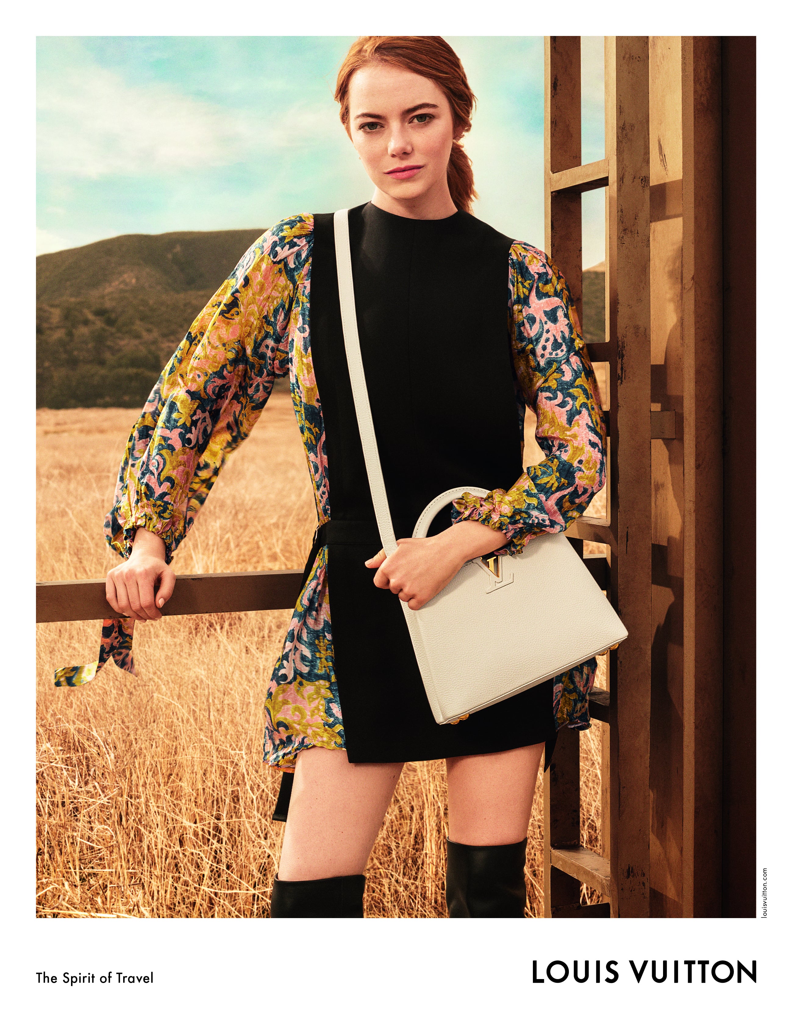 Emma Stone for Louis Vuitton's Women's Fall/Winter 2023 Campaign