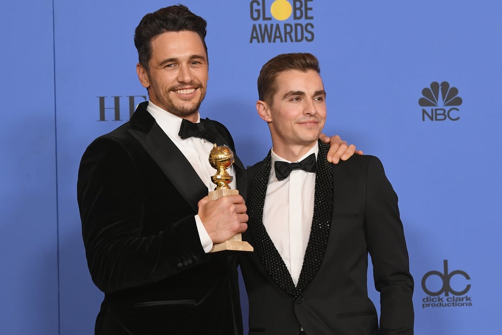 James Franco and Dave Franco at the 2018 Golden Globe ...