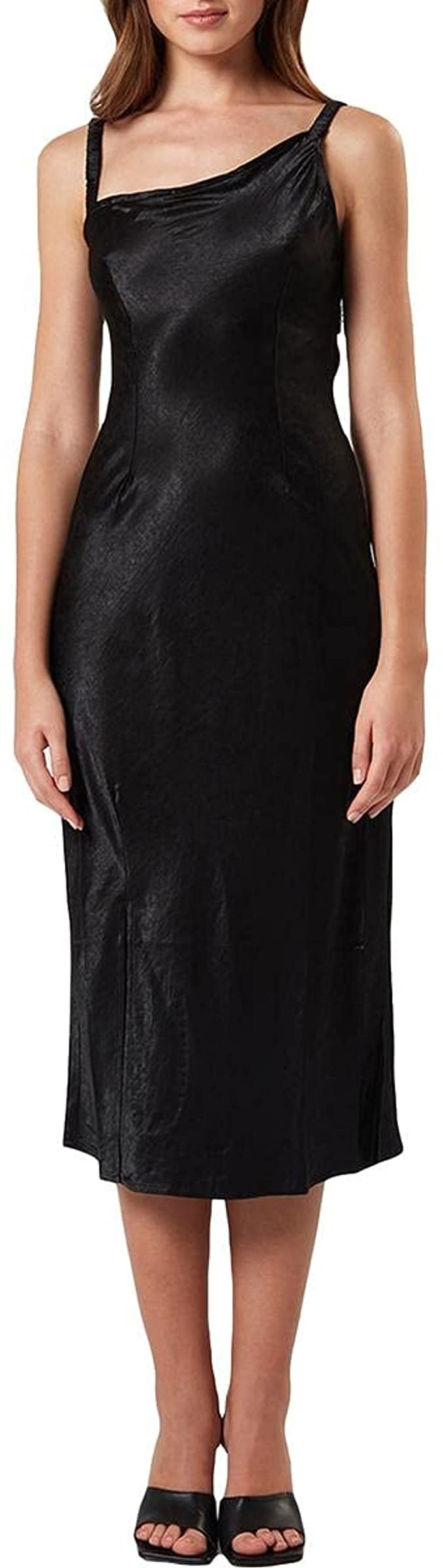 For Fancy Evening Wear: Charlie Holiday Veronica Satin Cocktail Midi Dress