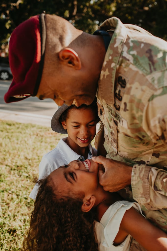 Photos of Military Dad Reuniting With Family Amid Pandemic