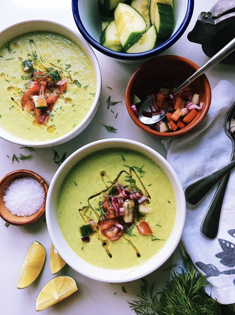 Cucumber and Avocado Cold Soup