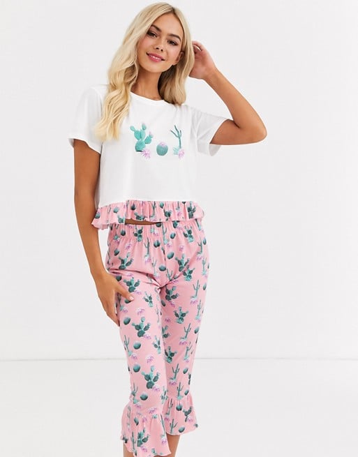 Brave Soul Cactus Pajama Set