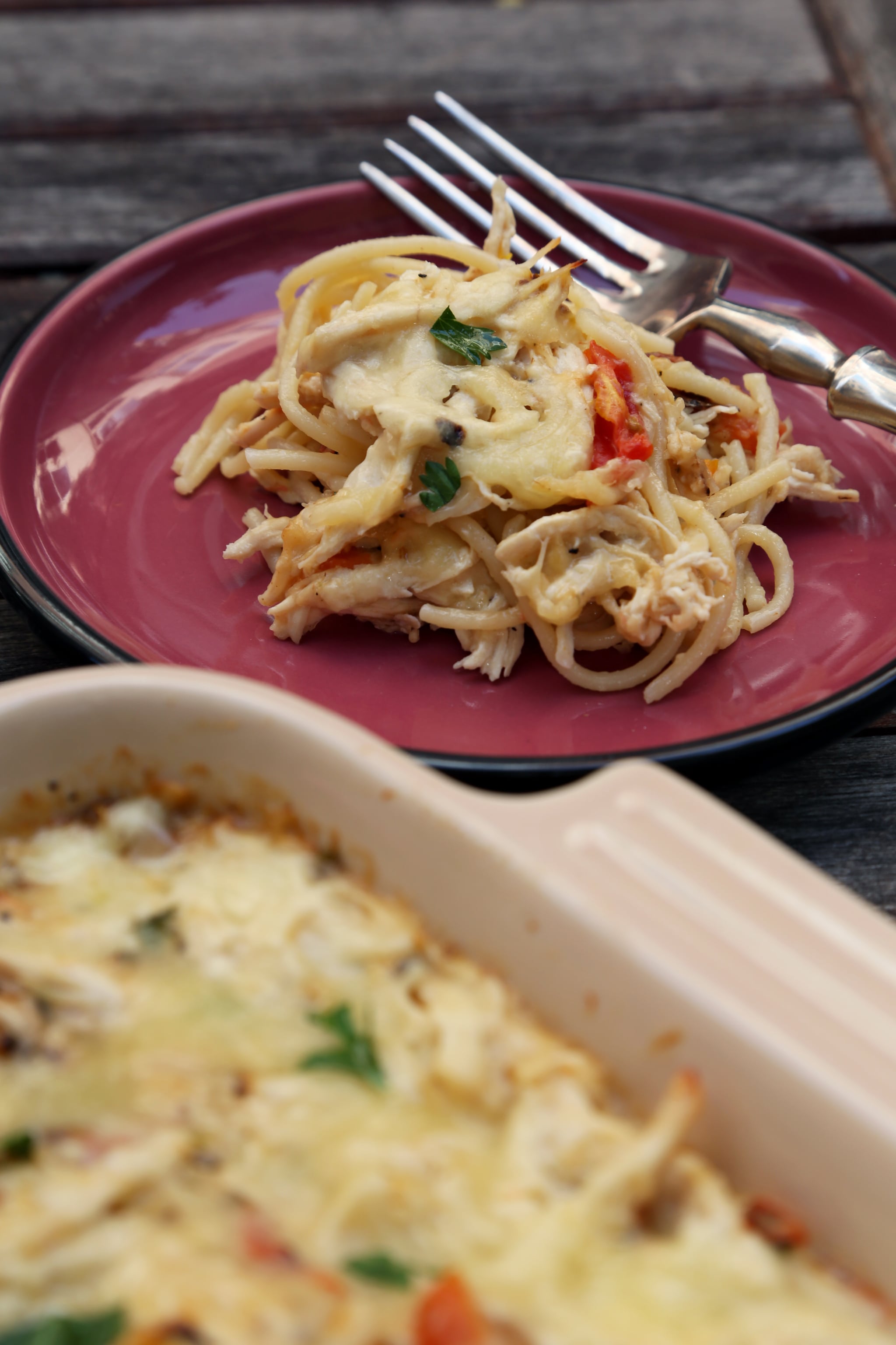 Chicken Spaghetti Casserole Recipe Popsugar Food 8566