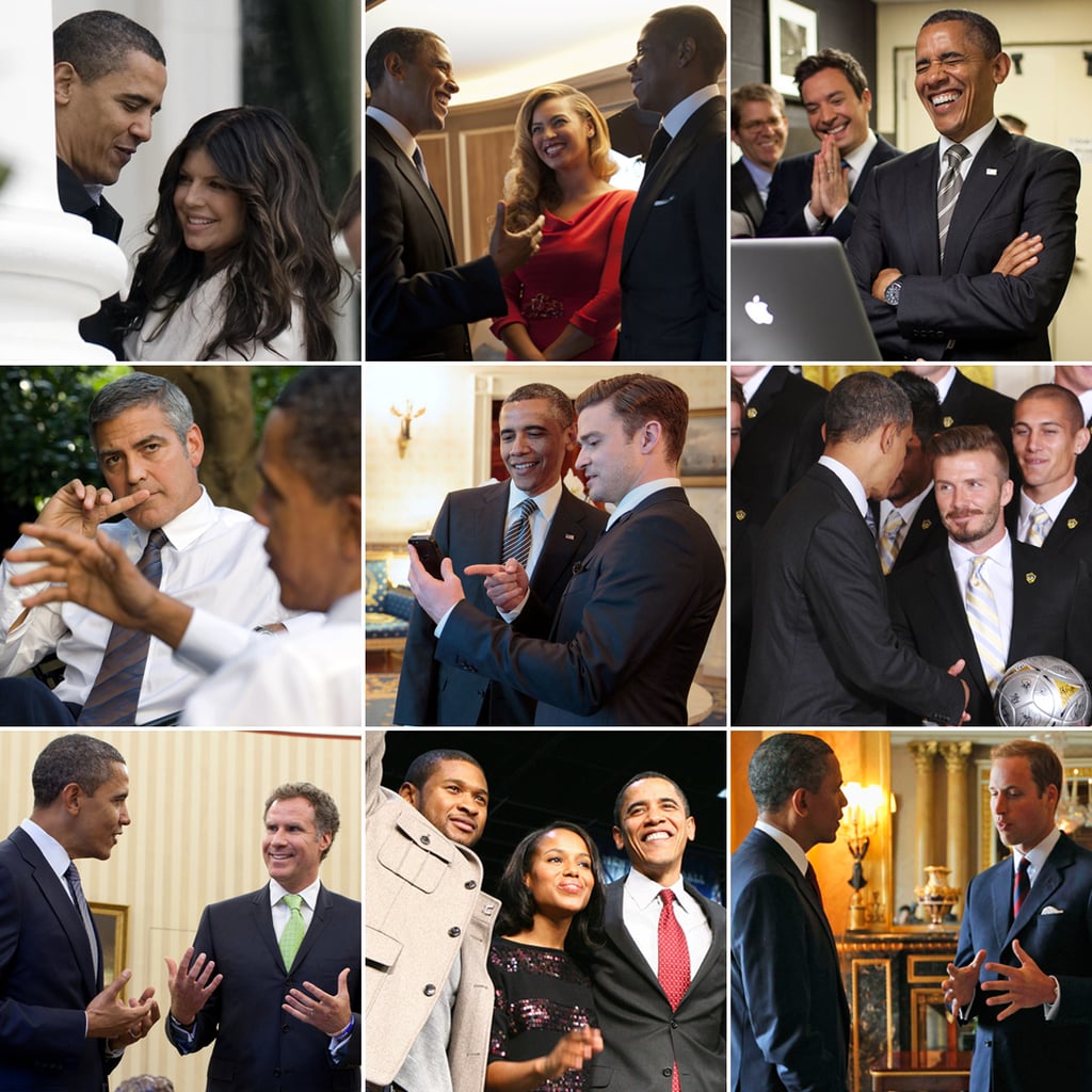 Barack Obama With Celebrities | Pictures