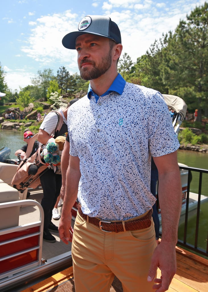 Justin Timberlake With Son Silas at PGA Golf Tour 2019