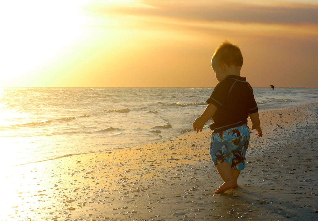 Photos of Babies on the Beach