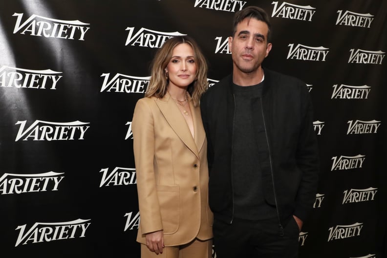 AUSTIN, TEXAS - MARCH 13: Rose Byrne and Bobby Cannavale, from the film Seriously Red, pose at the Variety Studio at SXSW 2022 at JW Marriott Austin on March 13, 2022 in Austin, Texas. (Photo by Astrid Stawiarz/Getty Images for Variety)