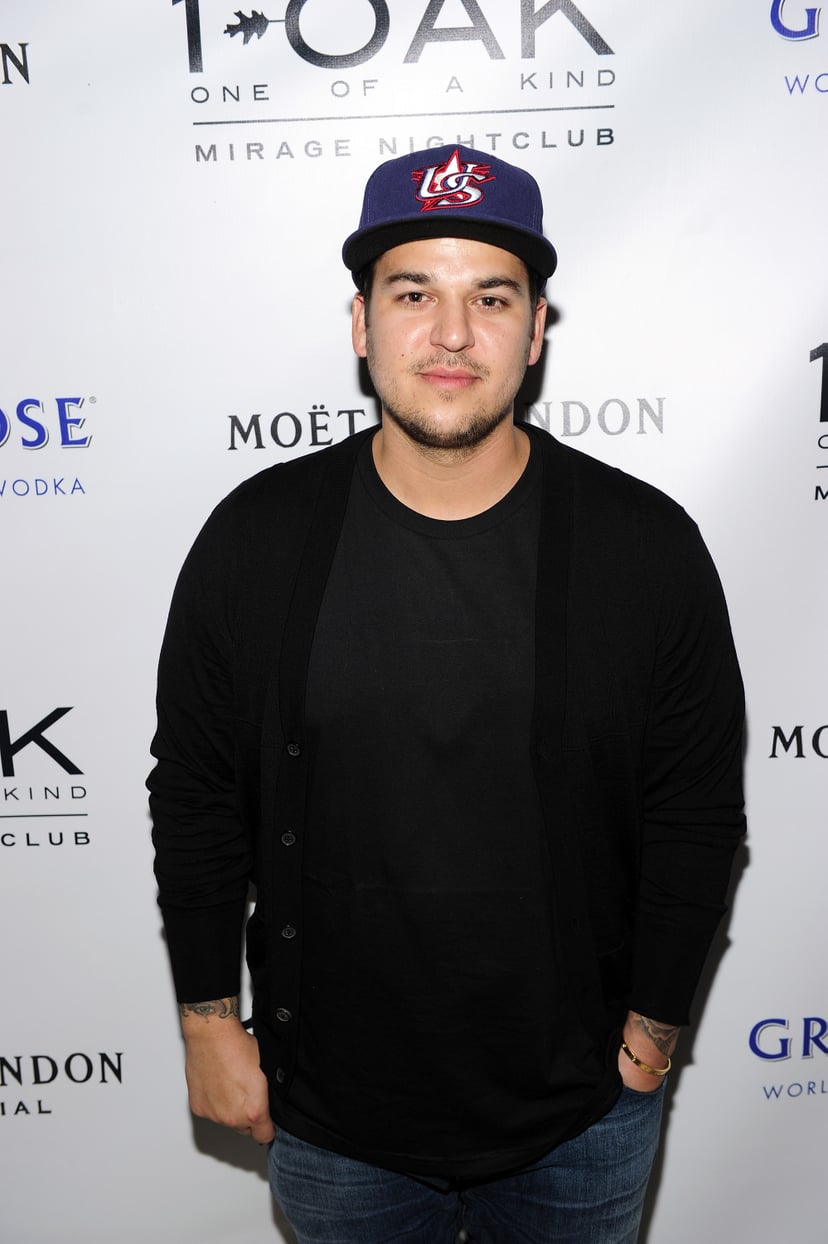 LAS VEGAS, NV - MAY 25:  Television personality Rob Kardashian arrives at 1 OAK Nightclub at The Mirage Hotel & Casino for a Memorial Day weekend celebration on May 25, 2013 in Las Vegas, Nevada.  (Photo by Steven Lawton/WireImage)