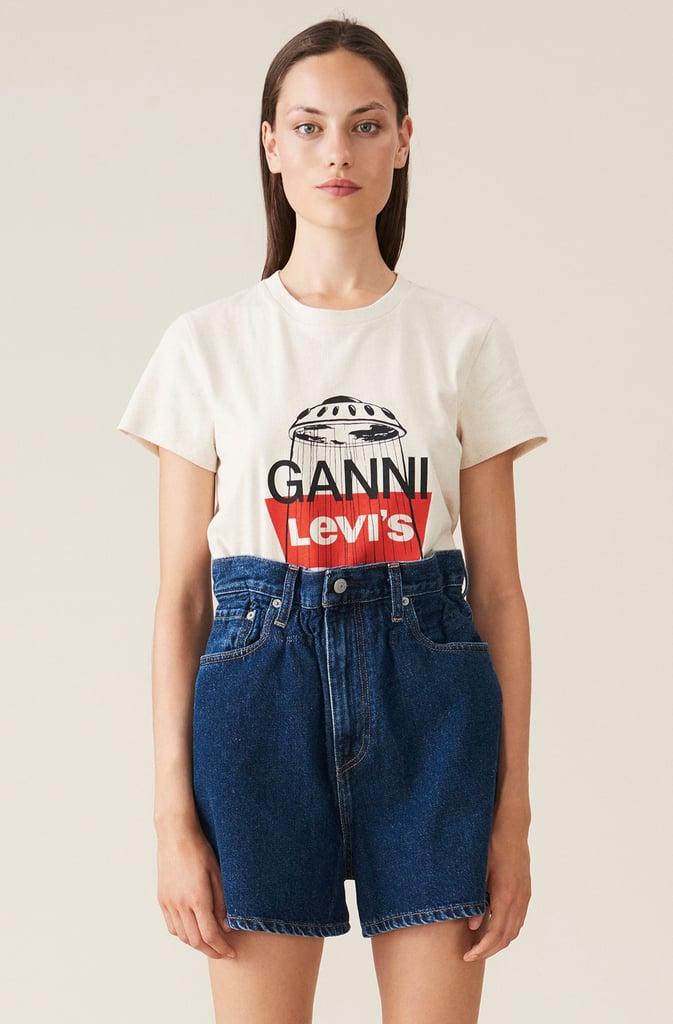 Ganni x Levi's Jersey T-Shirt Globe