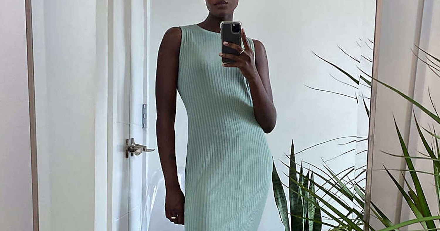 Cos Sleeveless Cotton Midi Fit and Flare Dress Review 2020