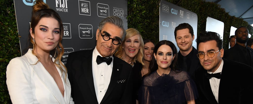 I'm a Little Bit Emotional Over These Photos of the Schitt's Creek Cast at Critics' Choice