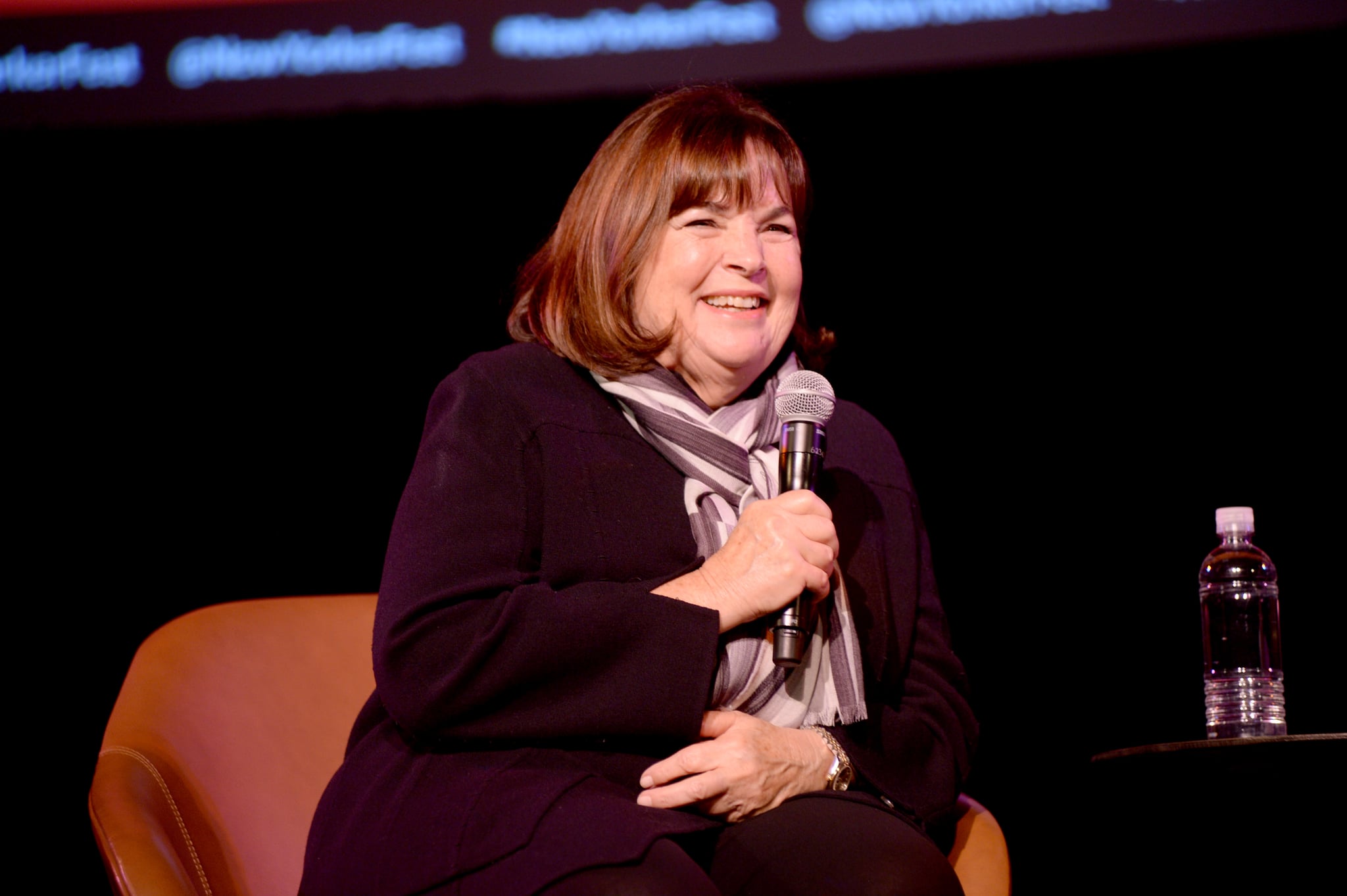 NEW YORK, NEW YORK - OCTOBER 12:  Ina Garten speaks onstage during a talk with Helen Rosner at the 2019 New Yorker Festival on October 12, 2019 in New York City. (Photo by Brad Barket/Getty Images for The New Yorker)