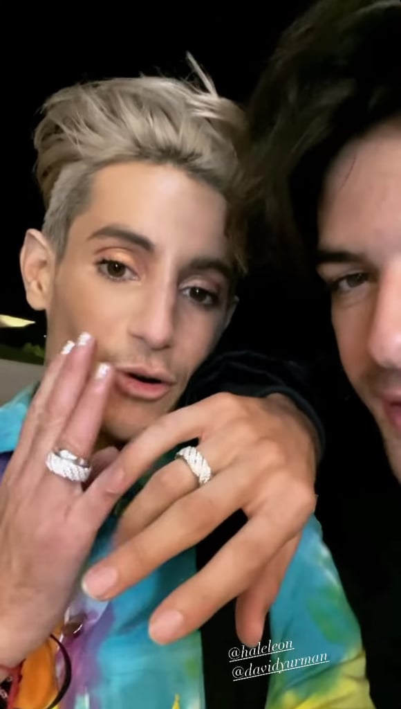 See Frankie Grande and Hale Leon's Matching Engagement Rings