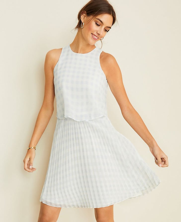 ann taylor fit and flare dress