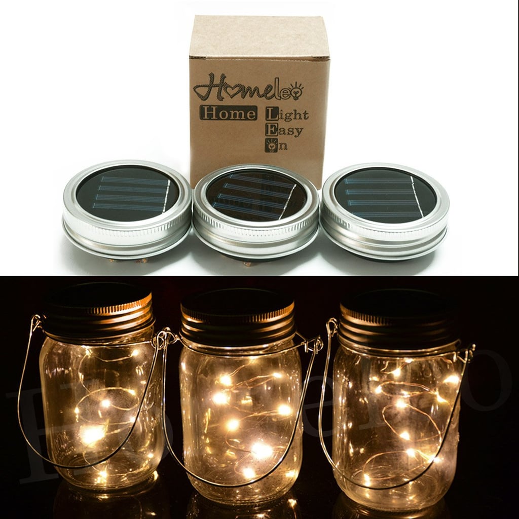 3-Pack White LED Fairy Mason Jar Lanterns ($31)