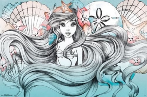 Little Mermaid Print Poster