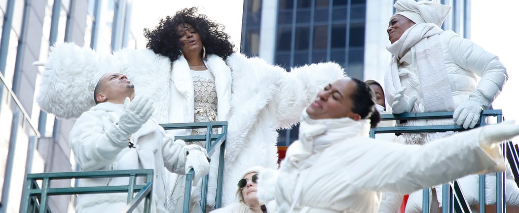 Diana Ross and Family at the Macy's Thanksgiving Parade 2018