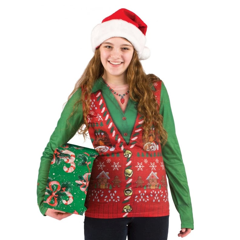 Women's Costume Ugly Christmas Sweater Vest