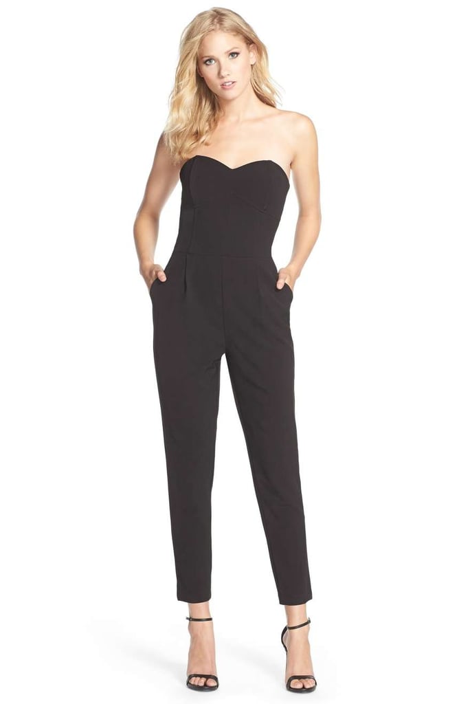 Adelyn Rae Women's Strapless Jumpsuit