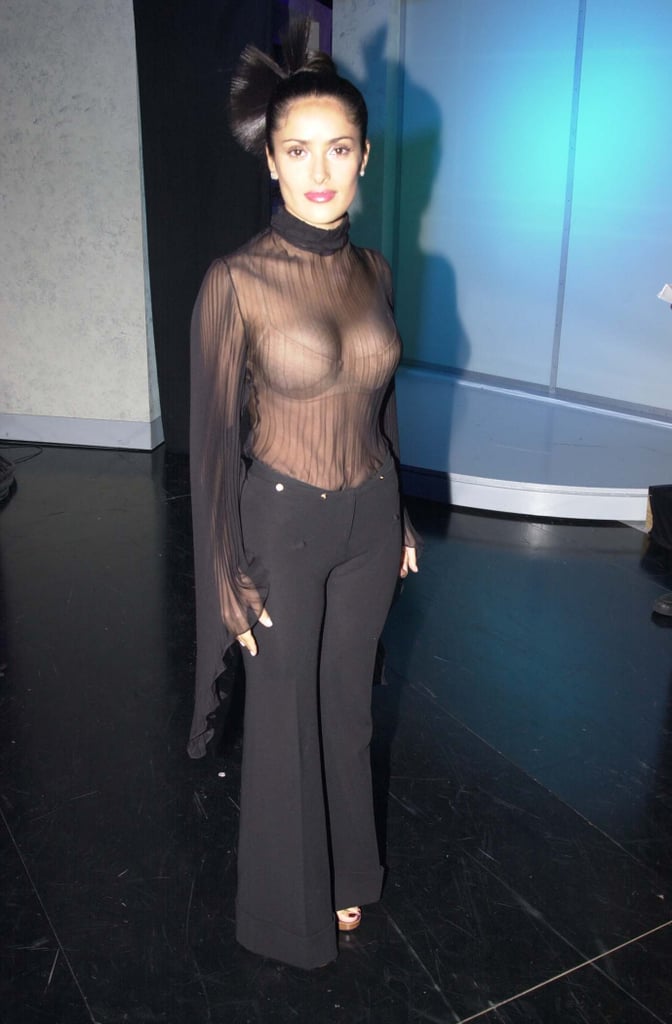 Salma Hayek left little to the imagination at the 2000 My VH1 Awards in Los Angeles.