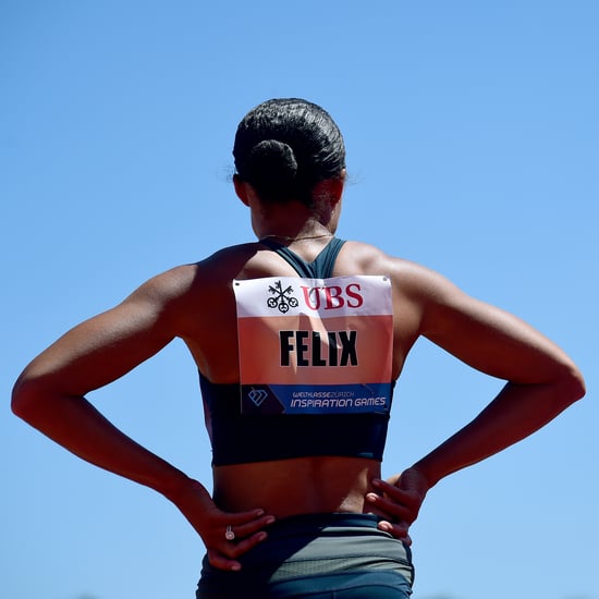Allyson Felix Wins 150m Sprint at Inspiration Games
