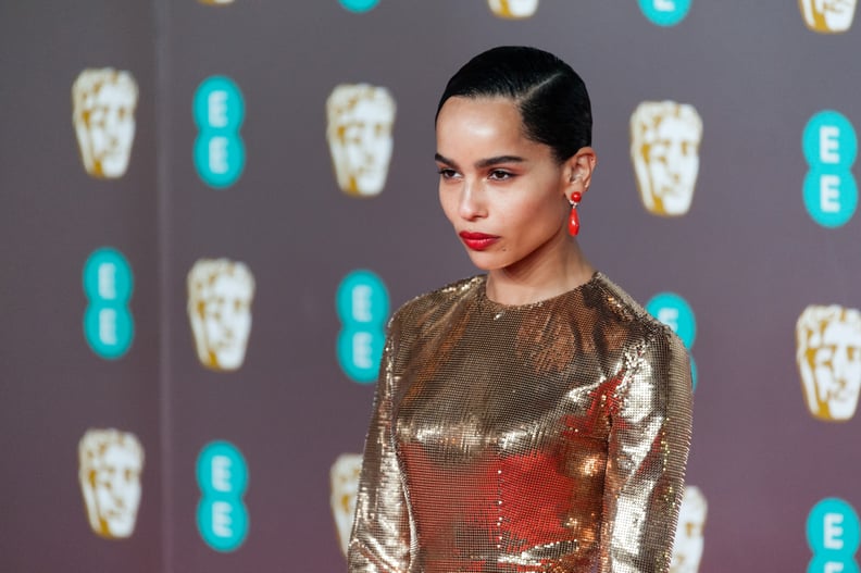 Zoe Kravitz attends the EE British Academy Film Awards ceremony at the Royal Albert Hall on 02 February, 2020 in London, England. (Photo by WIktor Szymanowicz/NurPhoto via Getty Images)