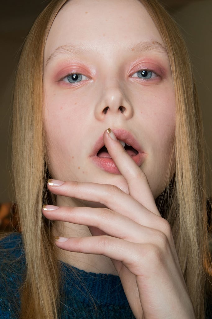 French Manicure Trend Fall 2014 | New York Fashion Week