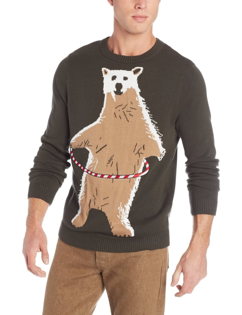 Polar Bear Hoopla Ugly Christmas Sweater