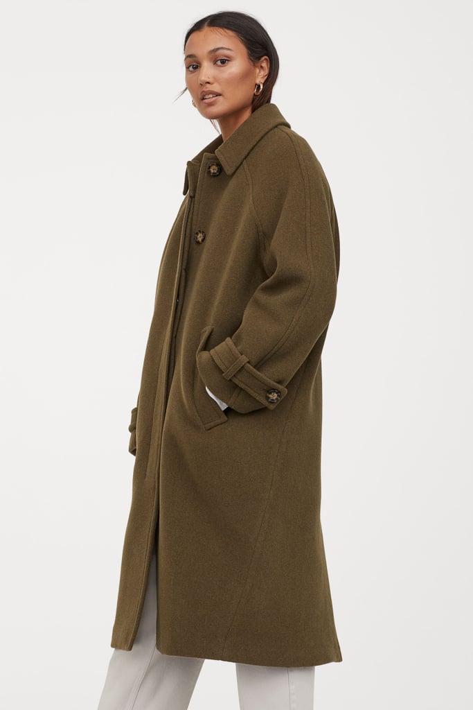 Wool-blend Coat