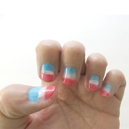 These fun nails are inspired by popsicles.