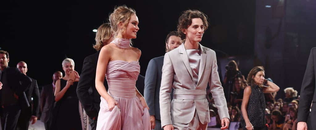 Timothée Chalamet and Lily-Rose Depp Legitimately Look Like Royalty at The King's Premiere