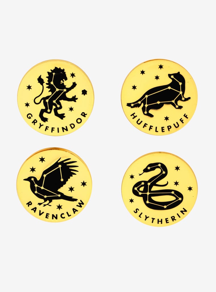 Harry Potter House Animals Enamel Pin Set