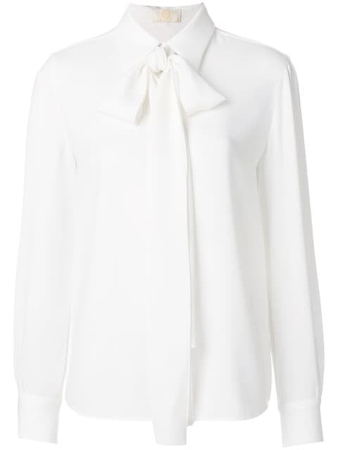 Sara Battaglia Pussy Bow Blouse