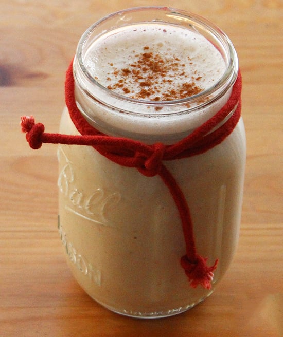 Healthy Eggnog Smoothie