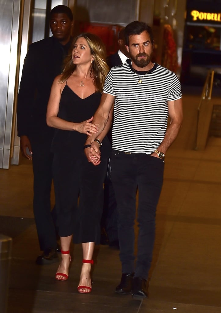 Justin Theroux and Jennifer Aniston in NYC June 2016