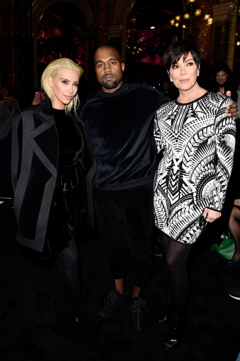 Kim Kardashian, Kanye West, and Kris Jenner