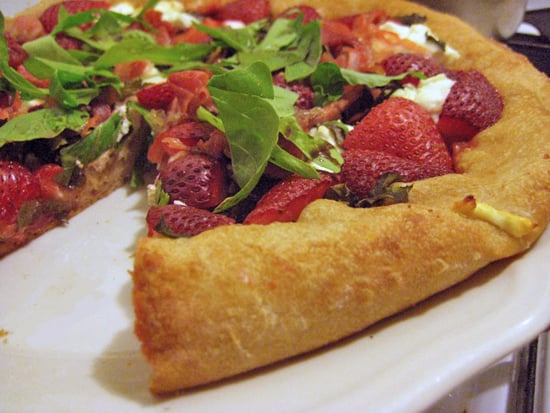 Strawberry Pizza With Basil and Goat Cheese