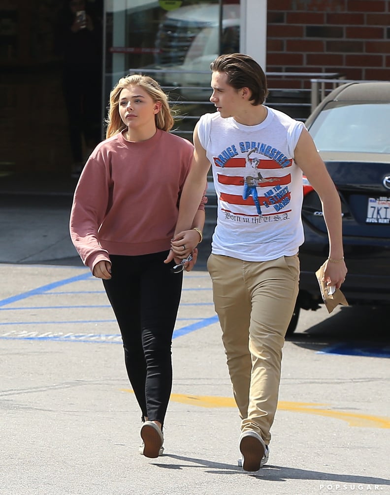 Brooklyn Beckham and Chloë Grace Moretz Hold Hands While Out in LA  Brooklyn  beckham, Chloe grace moretz, Chloe moretz brooklyn beckham