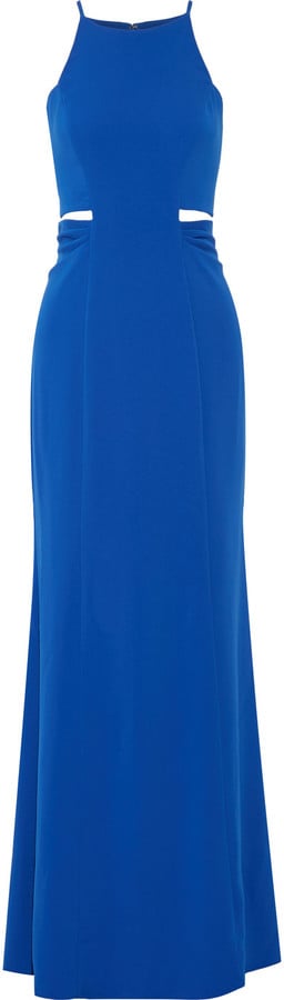 Badgley Mischka Cutout crepe gown ($595)