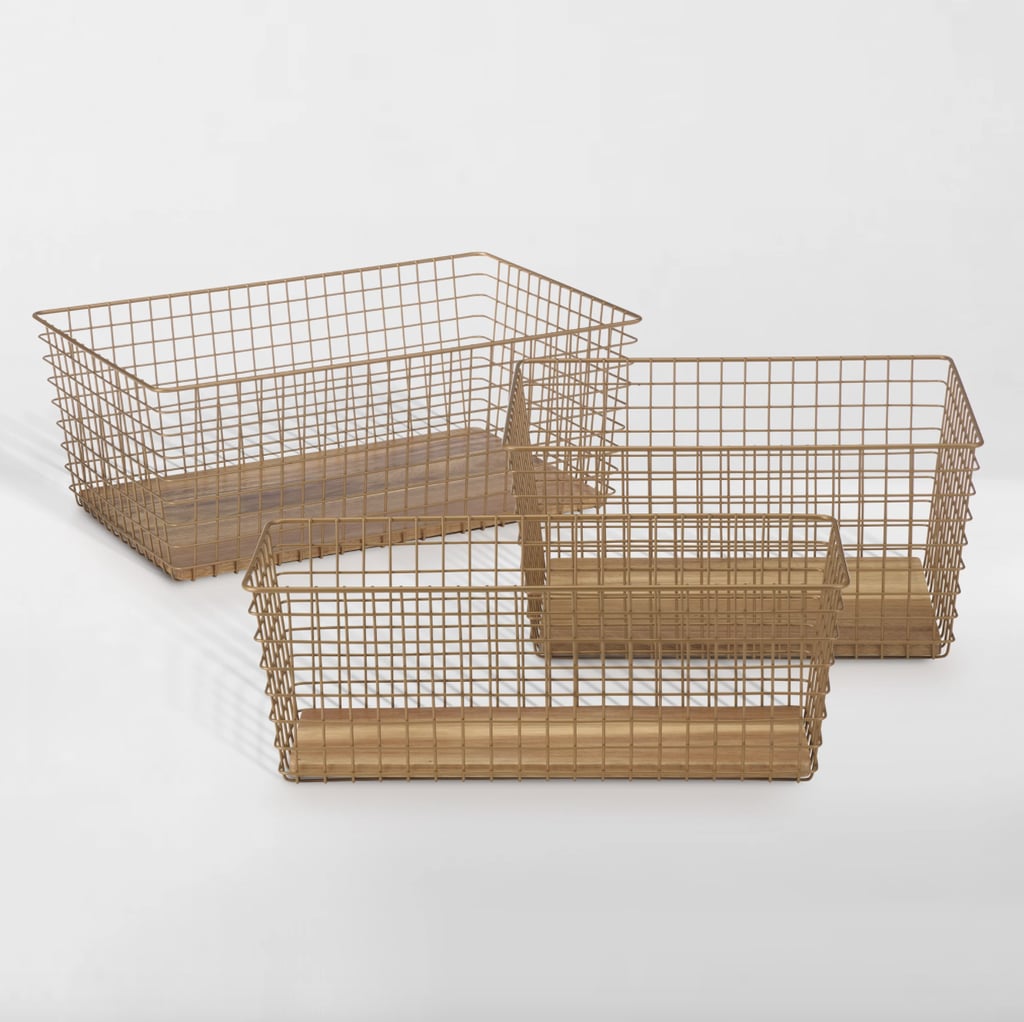 Cute Wire Baksets: Neat Method Grid Baskets